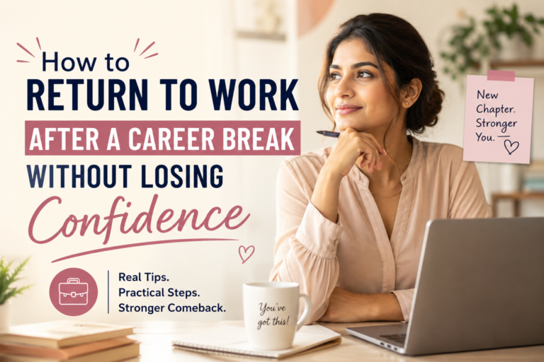 How to Return to Work After a Career Break Without Losing Confidence